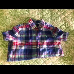 Short sleeve boys shirt